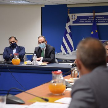 Συνάντηση ΥΝΑΝΠ κ. Γ. Πλακιωτάκη με τη νέα ηγεσία της ΠΝΟ