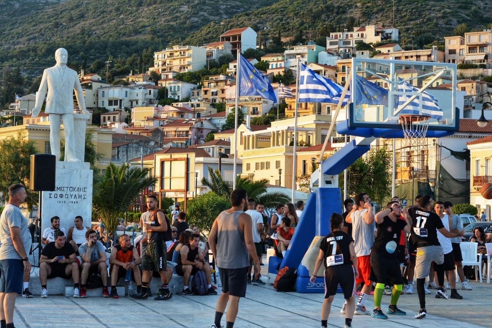 Τουρνουά καλαθοσφαίρισης 3x3 στο Βαθύ της Σάμου