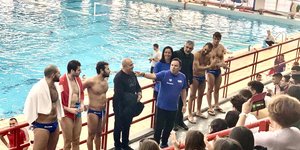 Μαθαίνω να παίζω-Μαθαίνω να ζώ-Επίσκεψη 3ου Γενικού Λυκείου Αγίου Δημητρίου στην Εθνική Ελλάδος Υδατοσφαίρισης Ανδρών