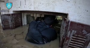 Επιχειρήσεις απεγκλωβισμού ατόμων από τη Μονάδα Υποβρυχίων Αποστολών (ΜΥΑ) στη Θεσσαλία