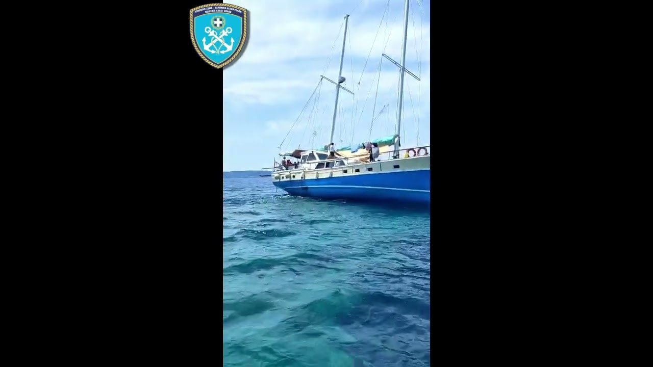 Προσάραξη Ε/Π-Τ/Ρ στους Παξούς 17.06.2025