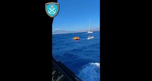 Διάσωση 6 αλλοδαπών στη Σύμη (30.09.25)