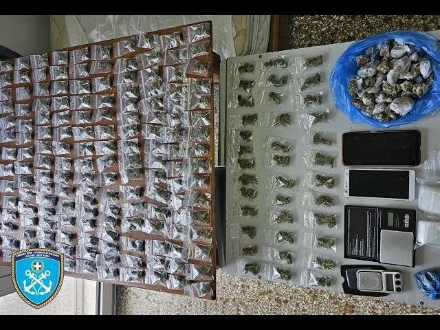 Σύλληψη δύο ατόμων για ναρκωτικά στην Αττική από στελέχη του Κεντρικού Λιμεναρχείου Ραφήνας