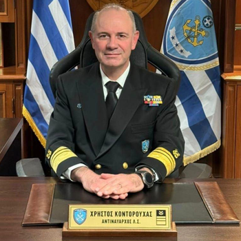 Αρχηγός Λιμενικού Σώματος - Ελληνικής Ακτοφυλακής Αντιναύαρχος Λ.Σ. Χρήστος ΚΟΝΤΟΡΟΥΧΑΣ