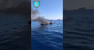 Εκδήλωση πυρκαγιάς και βύθιση Ι/Φ σκάφους στη Μυτιλήνη