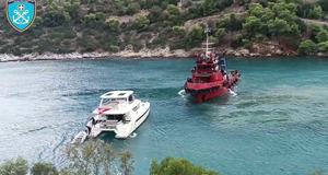 Παροχή συνδρομής σε Ι/Φ σκάφος στα Ίσθμια