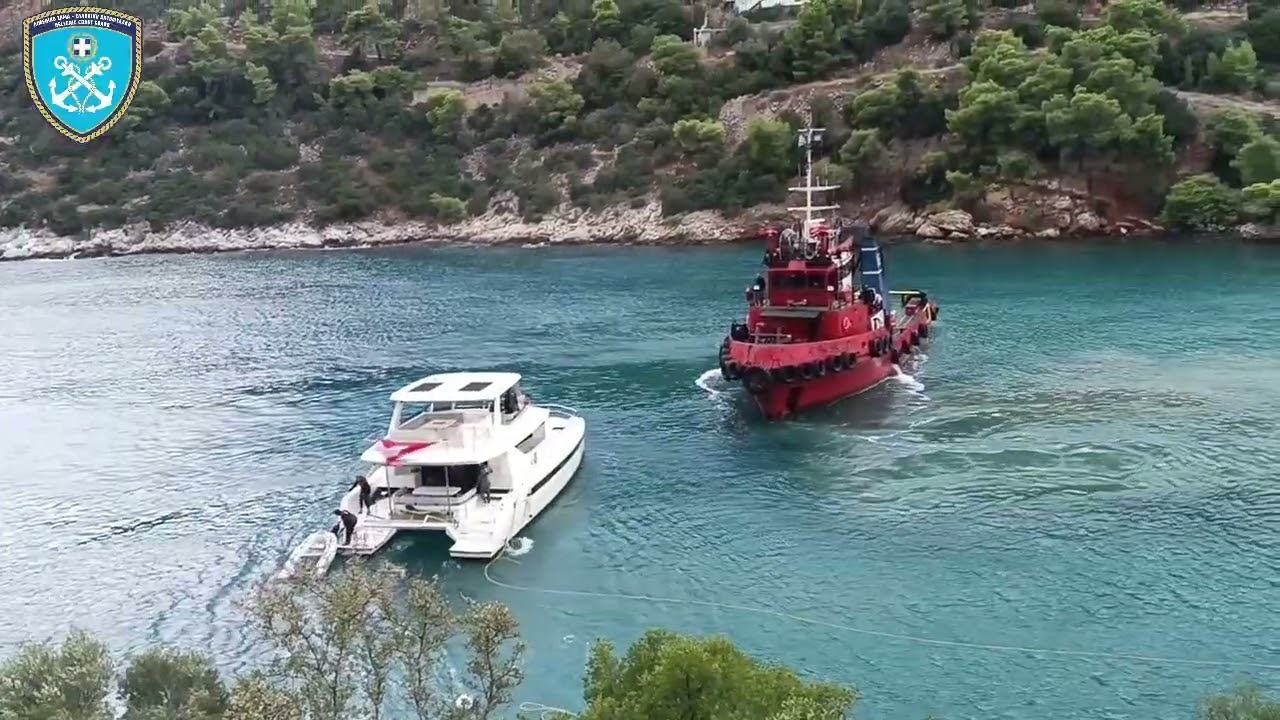 Παροχή συνδρομής σε Ι/Φ σκάφος στα Ίσθμια